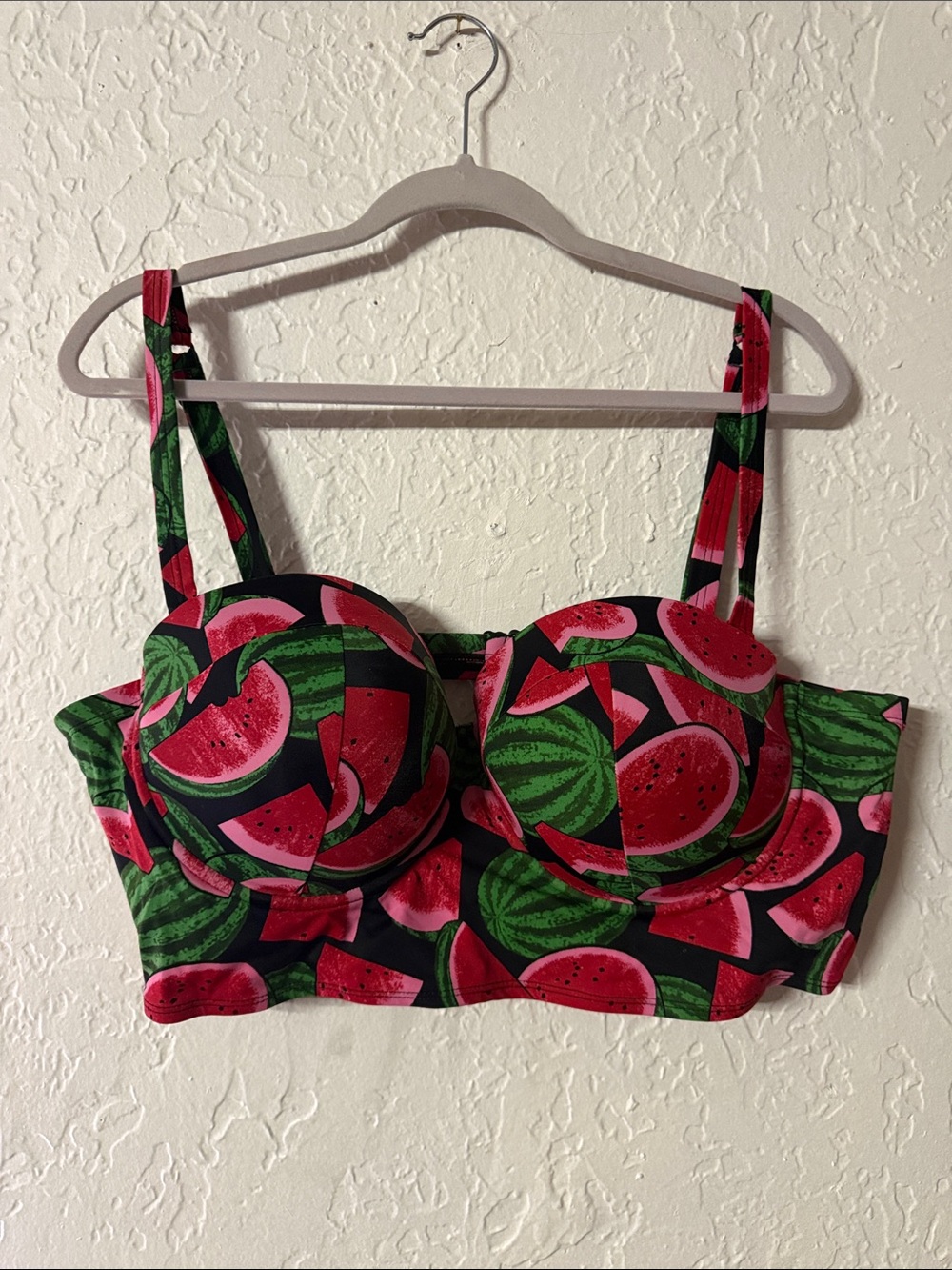 torrid Watermelon Print Bustier Camisole - Pink, Green, Black